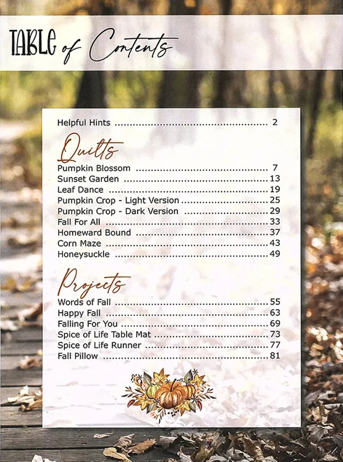Pumpkin Spice Gatherings Book