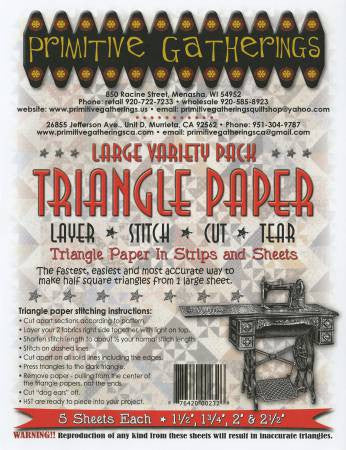 Large Variety Triangle Paper