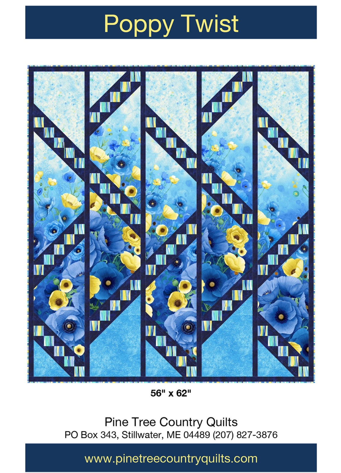 Poppy Twist Quilt Pattern