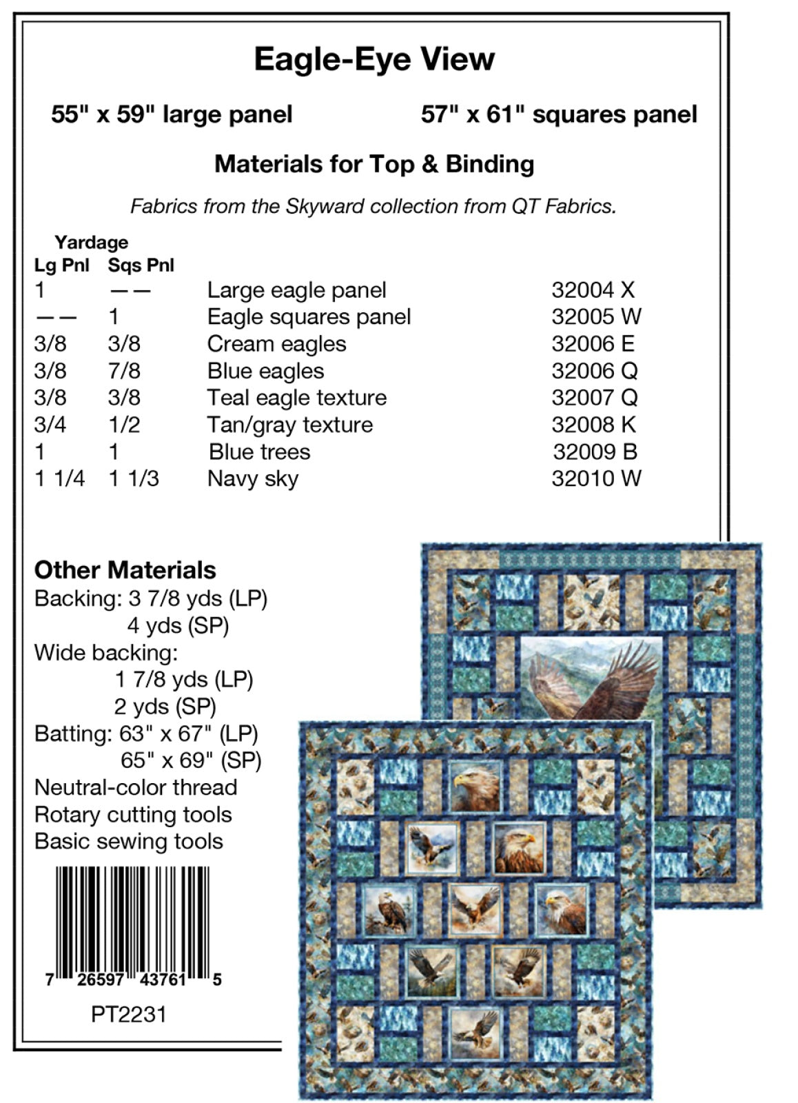 Eagle-Eye View Quilt Pattern