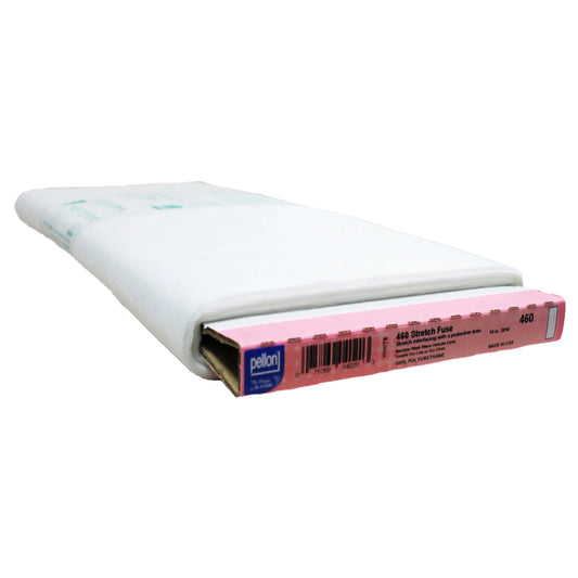 Pellon® 460 Stretch Fuse™ Interfacing 19" x 10 yards Bolt. Color: White.