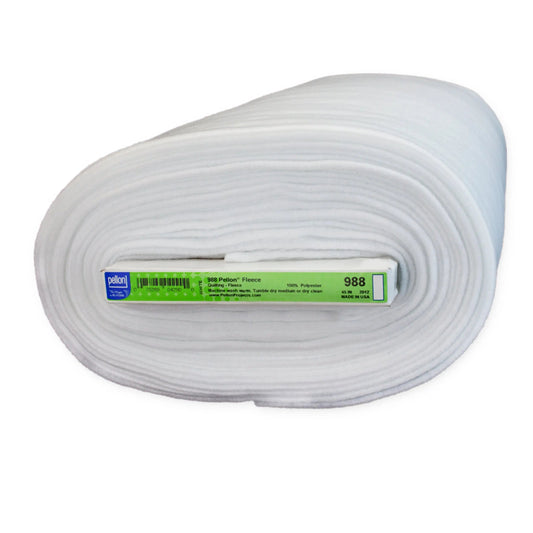 Pellon® 988 Sew-In Fleece 45" x 10 yards Bolt. Color: White.