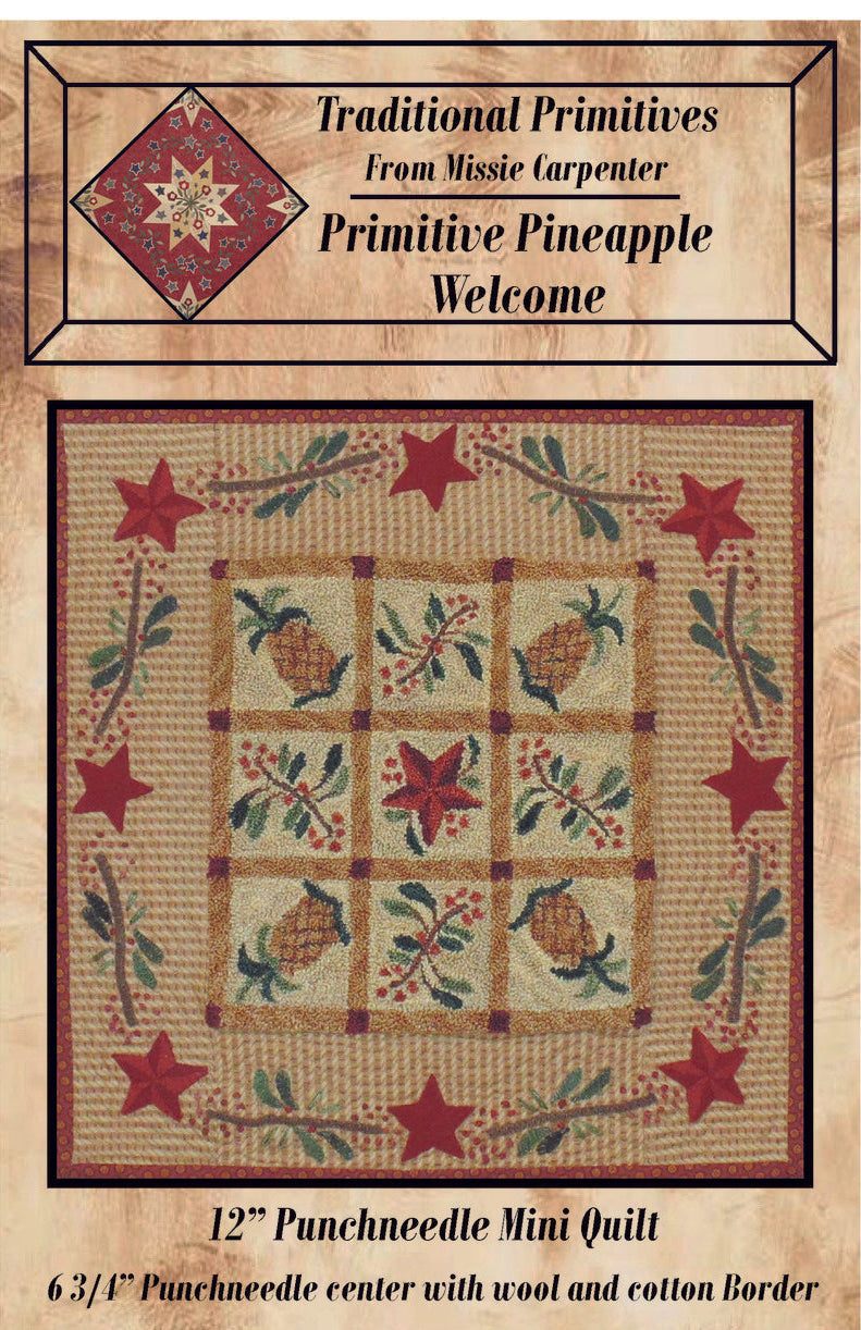 Primitive Pineapple Welcome Pattern