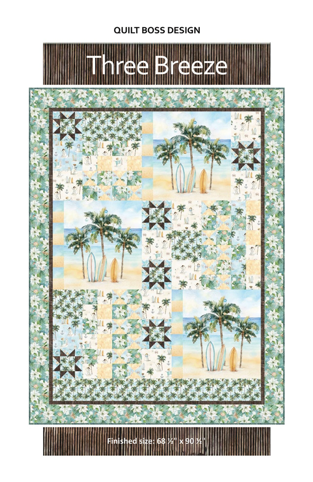 Three Breeze Quilt Pattern