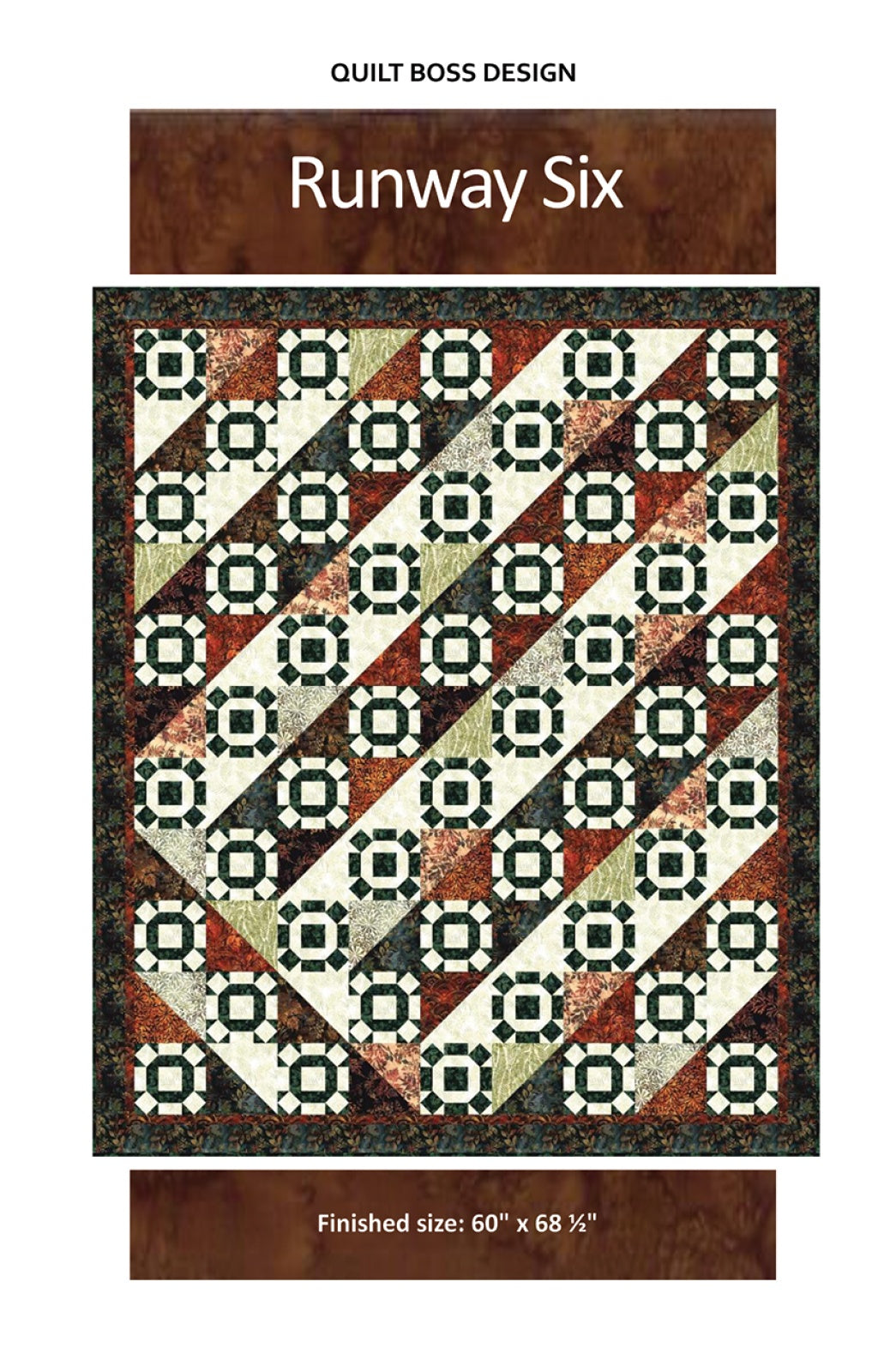 Runway Six Quilt Pattern