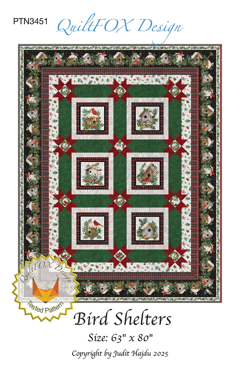 Bird Shelters Quilt Pattern