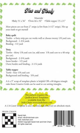Slow and Steady Quilt Pattern