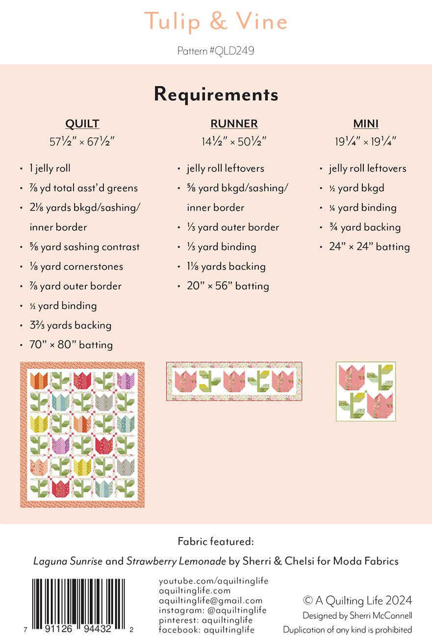 Tulip & Vine Quilt Pattern