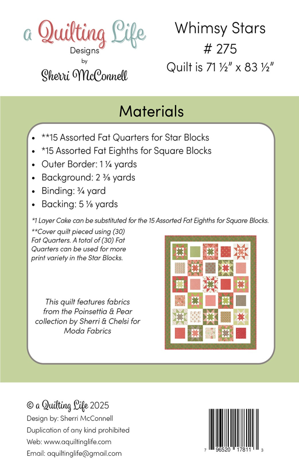 Whimsy Stars Quilt Pattern