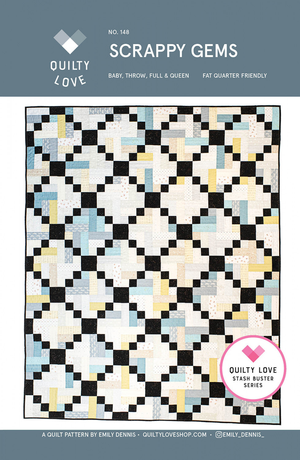 Scrappy Gems Quilt Pattern
