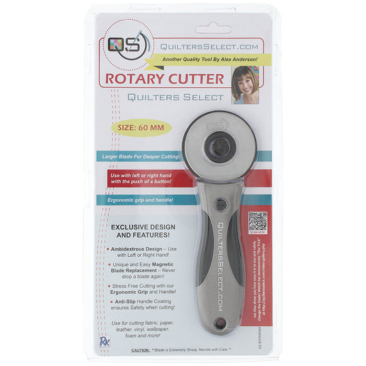 60mm Rotary Cutter, Quilters Select