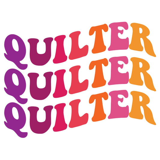 Quilter Quilter Quilter Fabric Panel