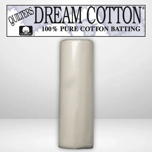 Quilters Dream Deluxe Natural Cotton Batting Queen Roll - 93" x 30 yards -- AVAILABLE FOR PRE-ORDER - ROUGHLY 8 WEEKS