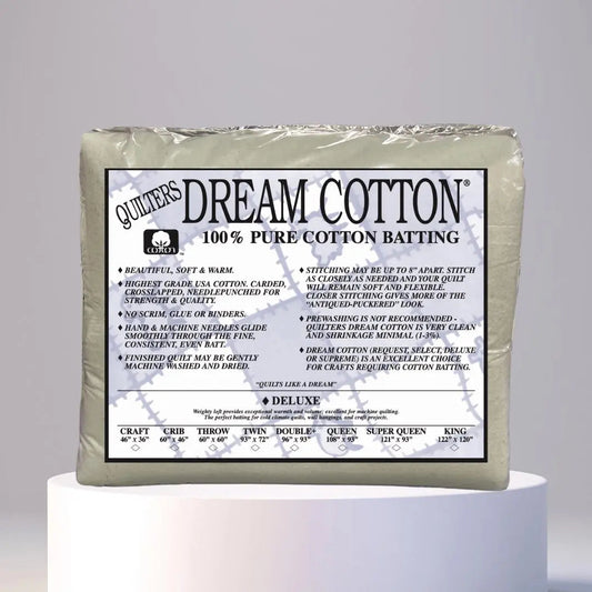 Quilters Dream Deluxe Natural Cotton Batting