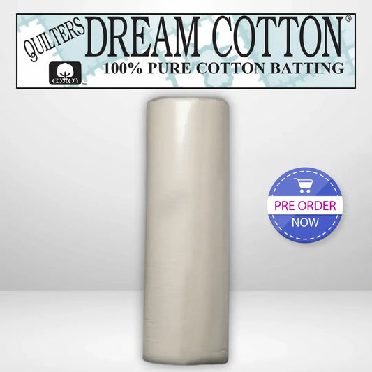 Quilters Dream Request Natural Cotton Batting Throw Roll - 60" x 30 yards -- AVAILABLE FOR PRE-ORDER - ROUGHLY 8 WEEKS