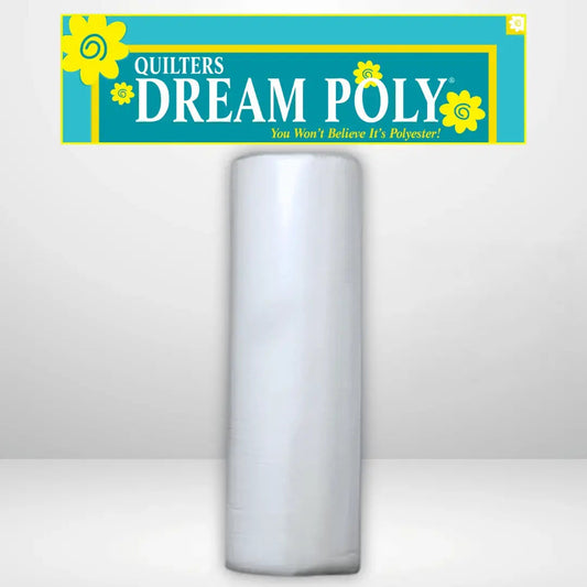 Quilters Dream Request White Poly Batting Queen Roll - 93" x 30 yards