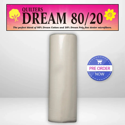 Quilters Dream Select Natural 80/20 Batting Queen Roll - 93" x 30 yards - AVAILABLE FOR PRE-ORDER - ROUGHLY 8 WEEKS