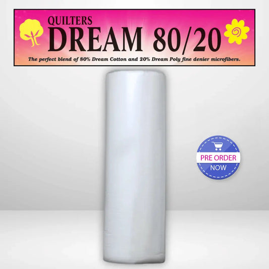 Quilters Dream Select White 80/20 Batting Queen Roll - 93" x 30 yards -- AVAILABLE FOR PRE-ORDER - ROUGHLY 8 WEEKS