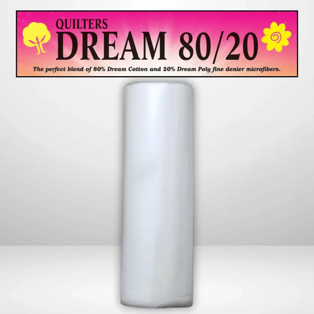 Quilters Dream Select White 80/20 Batting Throw Roll - 60" x 30 yards