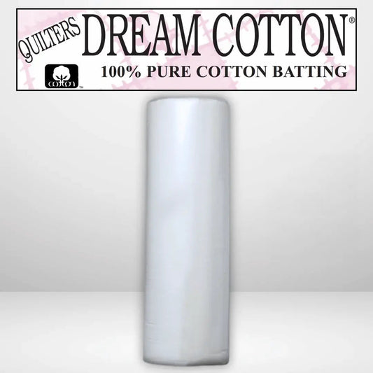 Quilters Dream Select White Cotton Batting King Roll - 120" x 30 yards -- AVAILABLE FOR PRE-ORDER - ROUGHLY 8 WEEKS