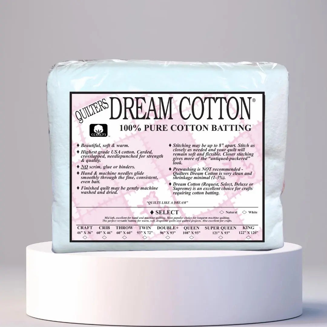 Quilters Dream Select White Cotton Batting
