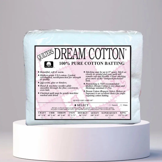 Quilters Dream Select White Cotton Batting