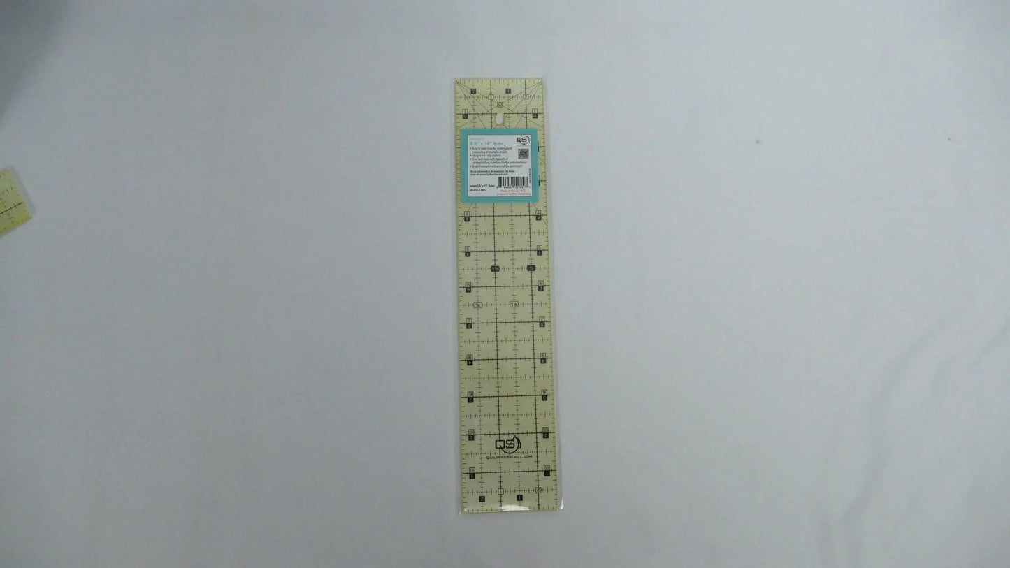 Quilters Select 2.5" x 12" Non-Slip Ruler