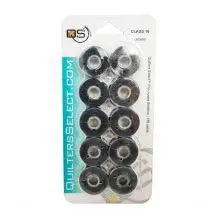 Quilters Select Bobbins - Class 15- BLACK