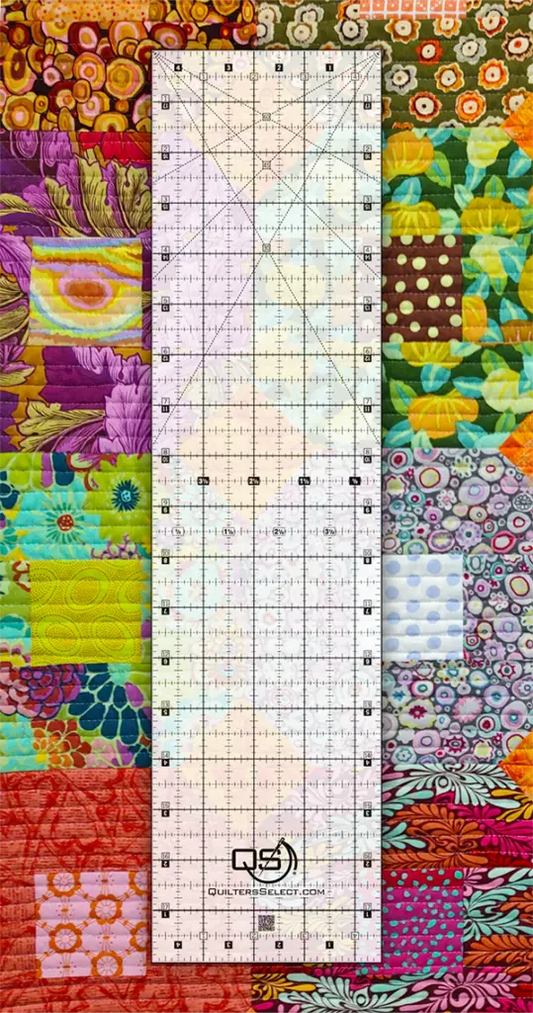 Quilters Select Non-Slip Crystal Clear Ruler 4.5″x18″