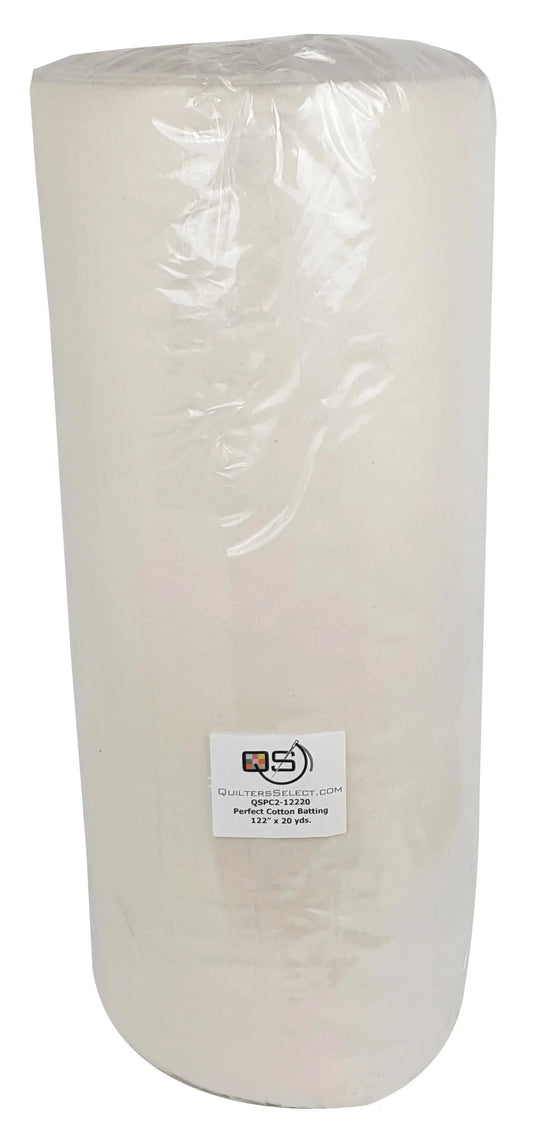 Quilters Select Perfect Cotton Batting 122" x 20yds