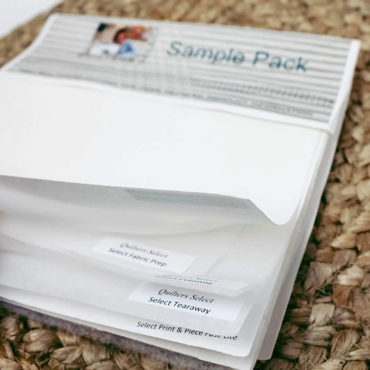 Quilters Select Stabilizer Sample Packet