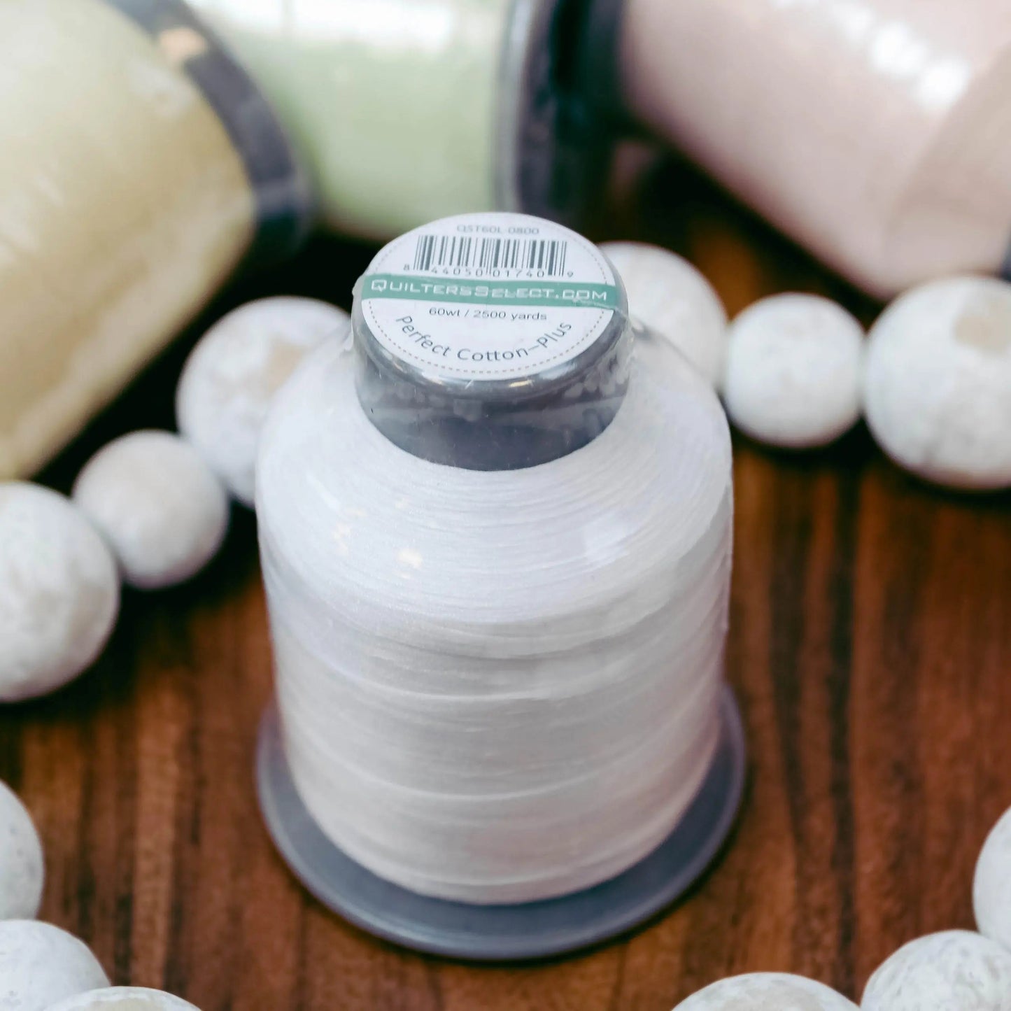 Quilters Select Thread- 2500 YD Cotton Plus 60 weight - WHITE