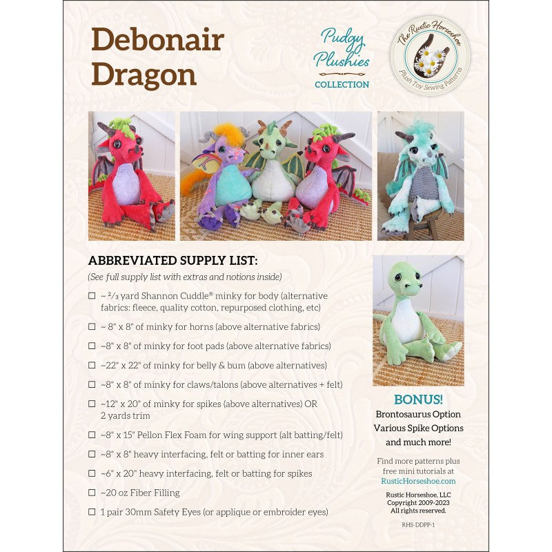 Debonair Dragon Pattern