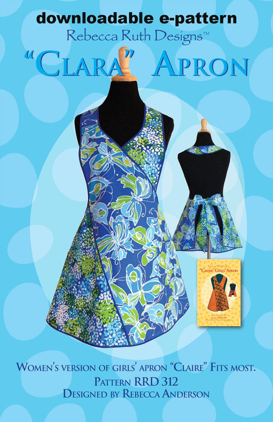 "Clara" Apron Downloadable Pattern