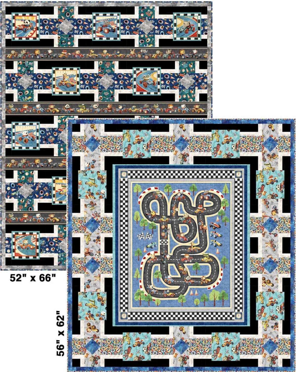 Race Is On Downloadable Pattern
