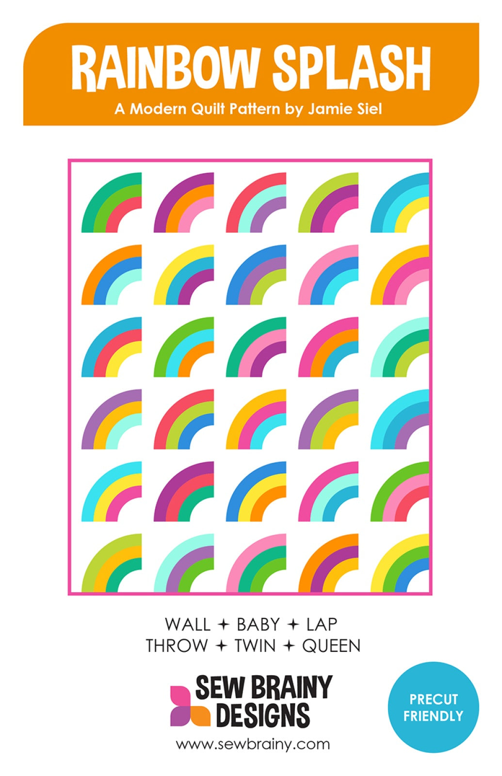 Rainbow Splash Quilt Pattern