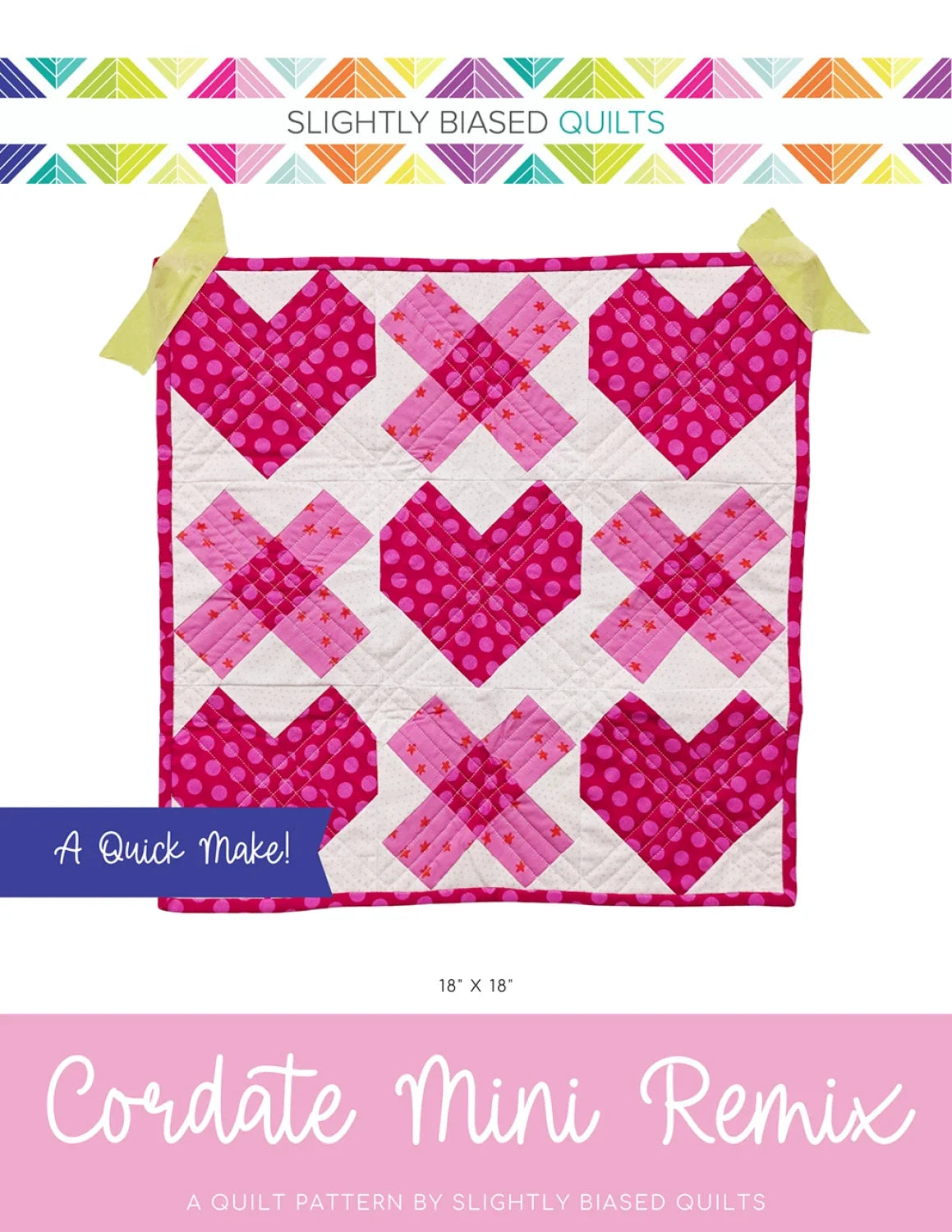 Cordate Mini Remix Quilt Pattern
