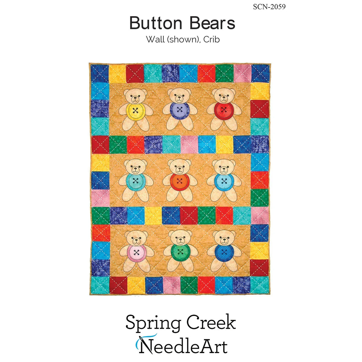 Button Bears Quilt Pattern