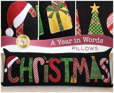 A Year In Words Pillows - Christmas