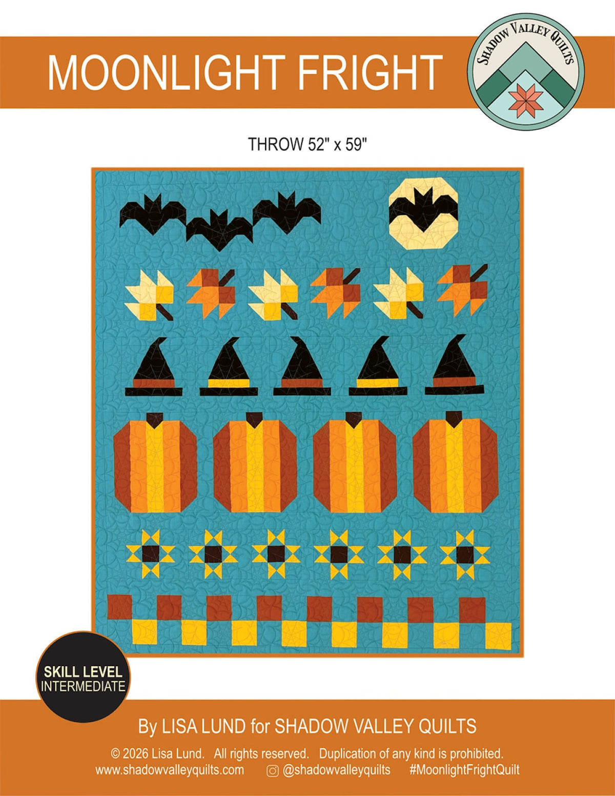 Moonlight Fright Quilt Pattern