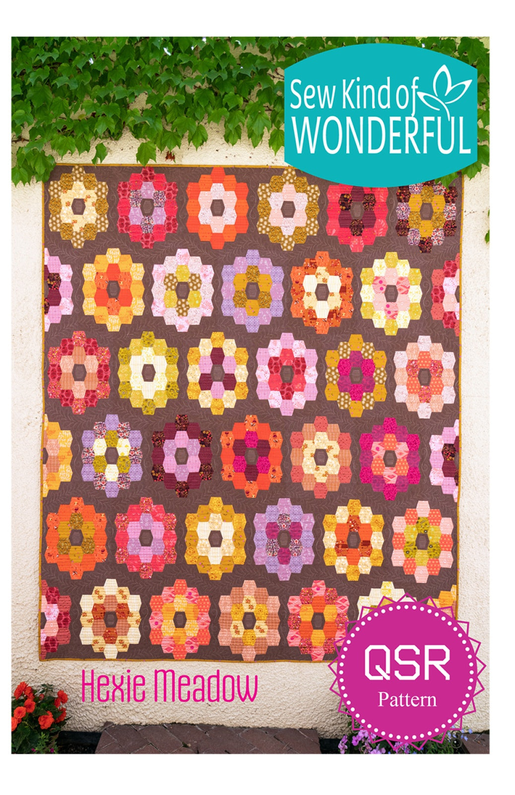Hexie Meadow Pattern Quilt Pattern
