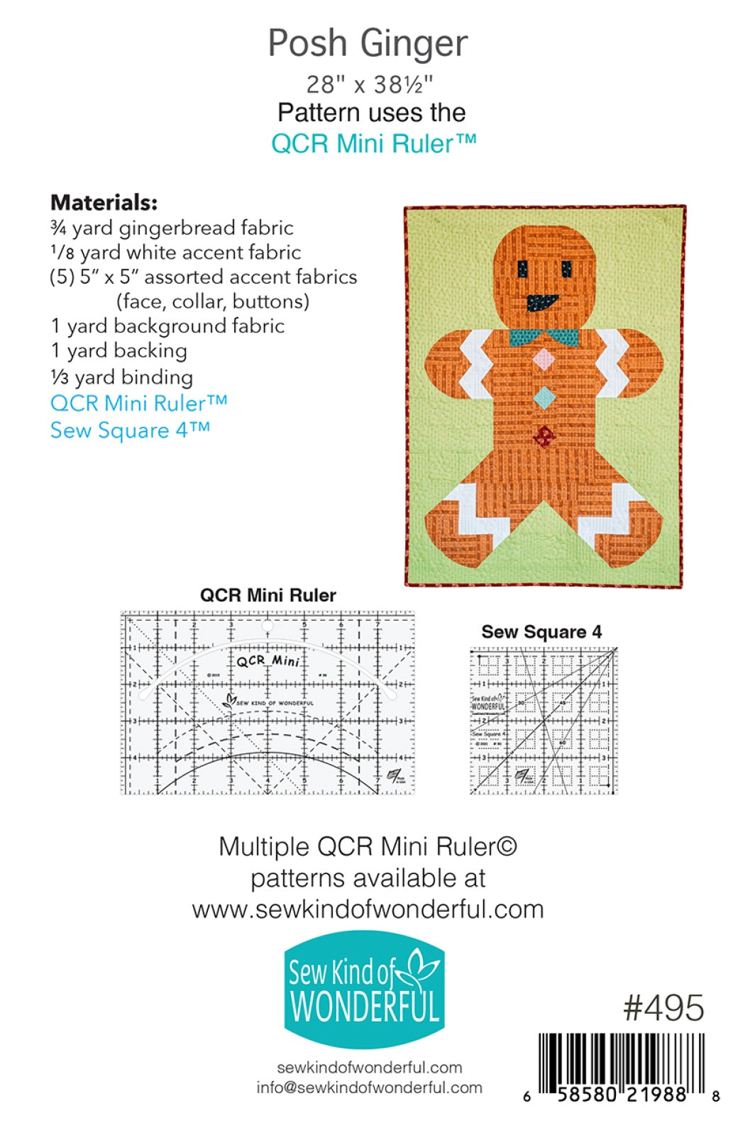 Posh Ginger Quilt Pattern