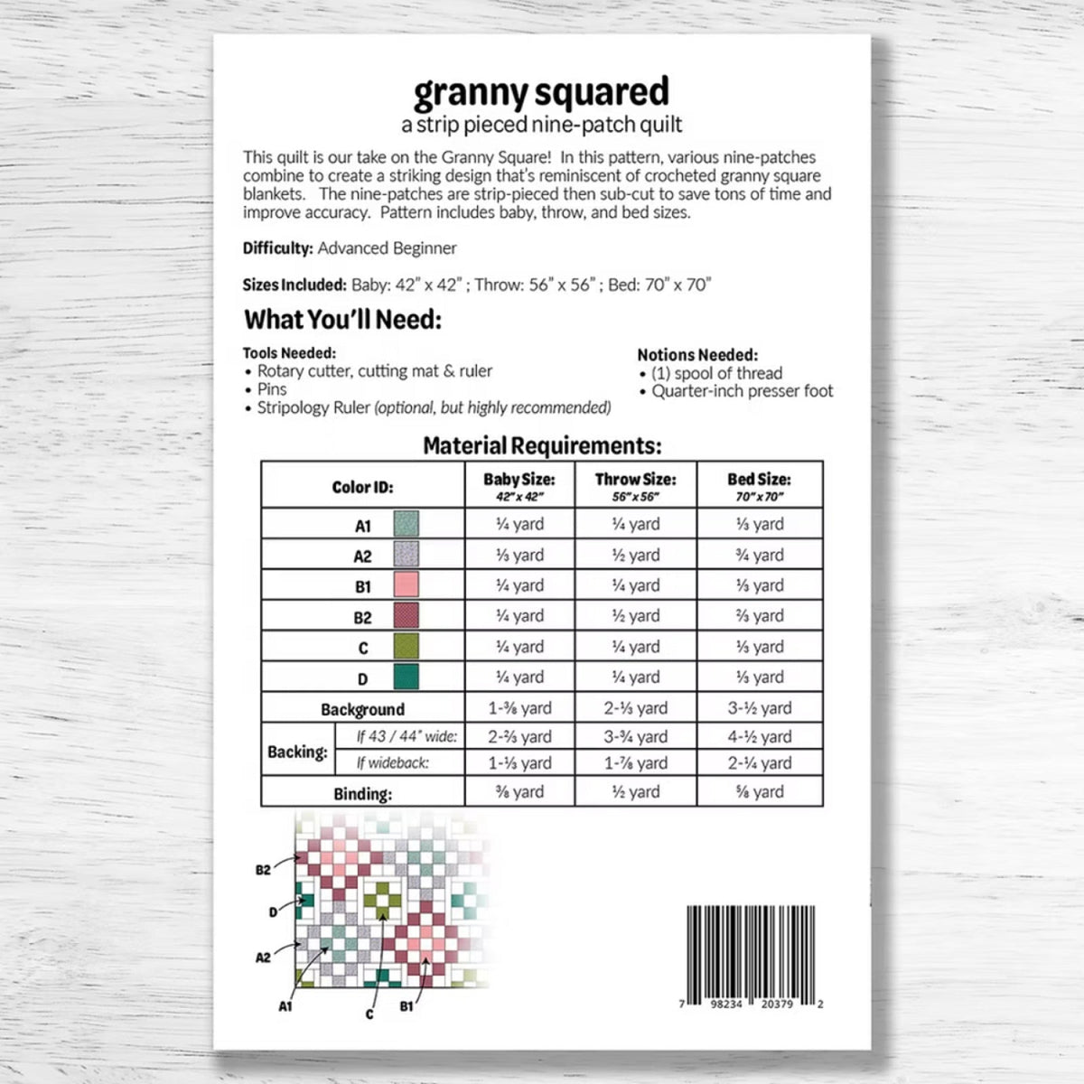 Granny Squared Quilt Pattern