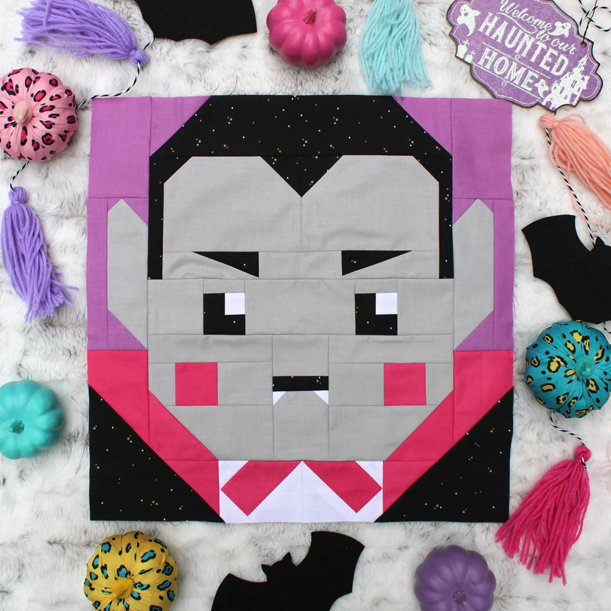 Spooky Dracula Quilt Pattern