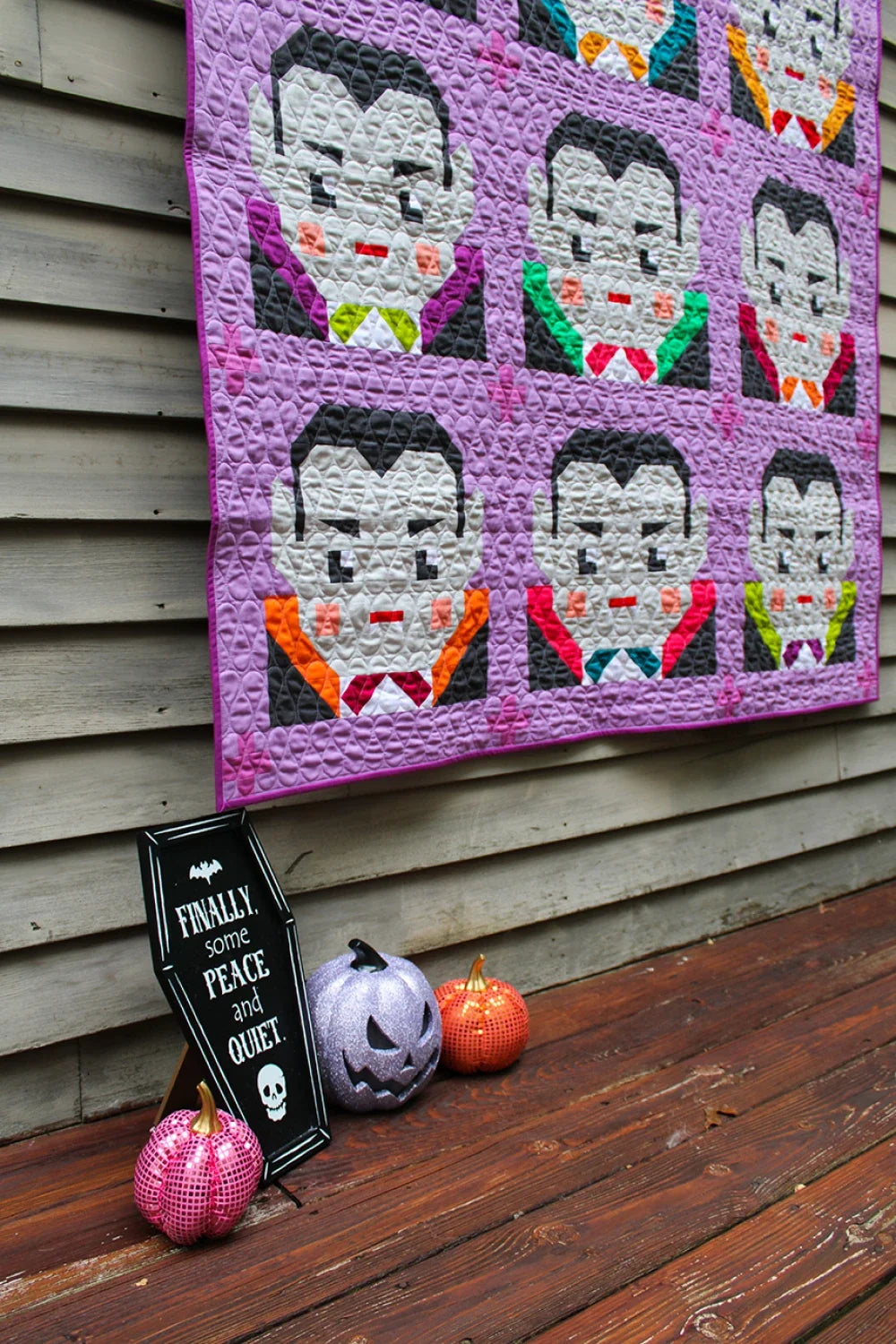 Spooky Dracula Quilt Pattern