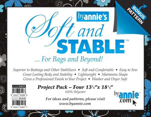 Soft & Stable Project Pack, White, Four 13.5" x 18.5" Pieces