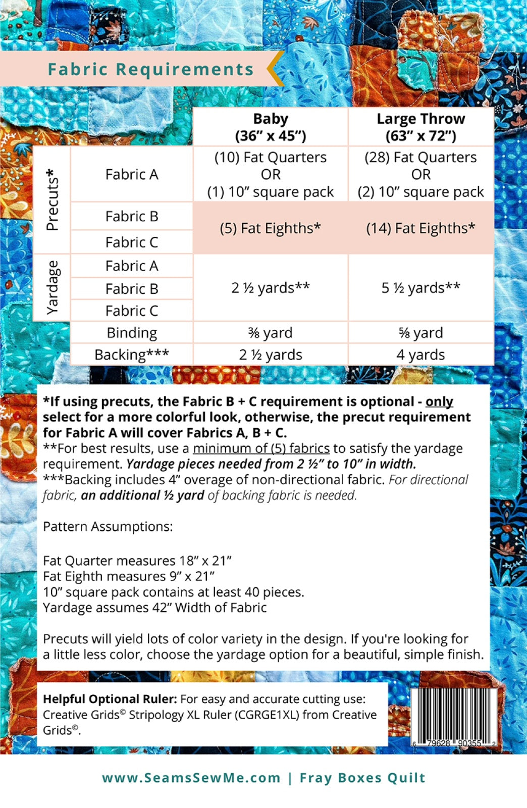 Fray Boxes Quilt Pattern