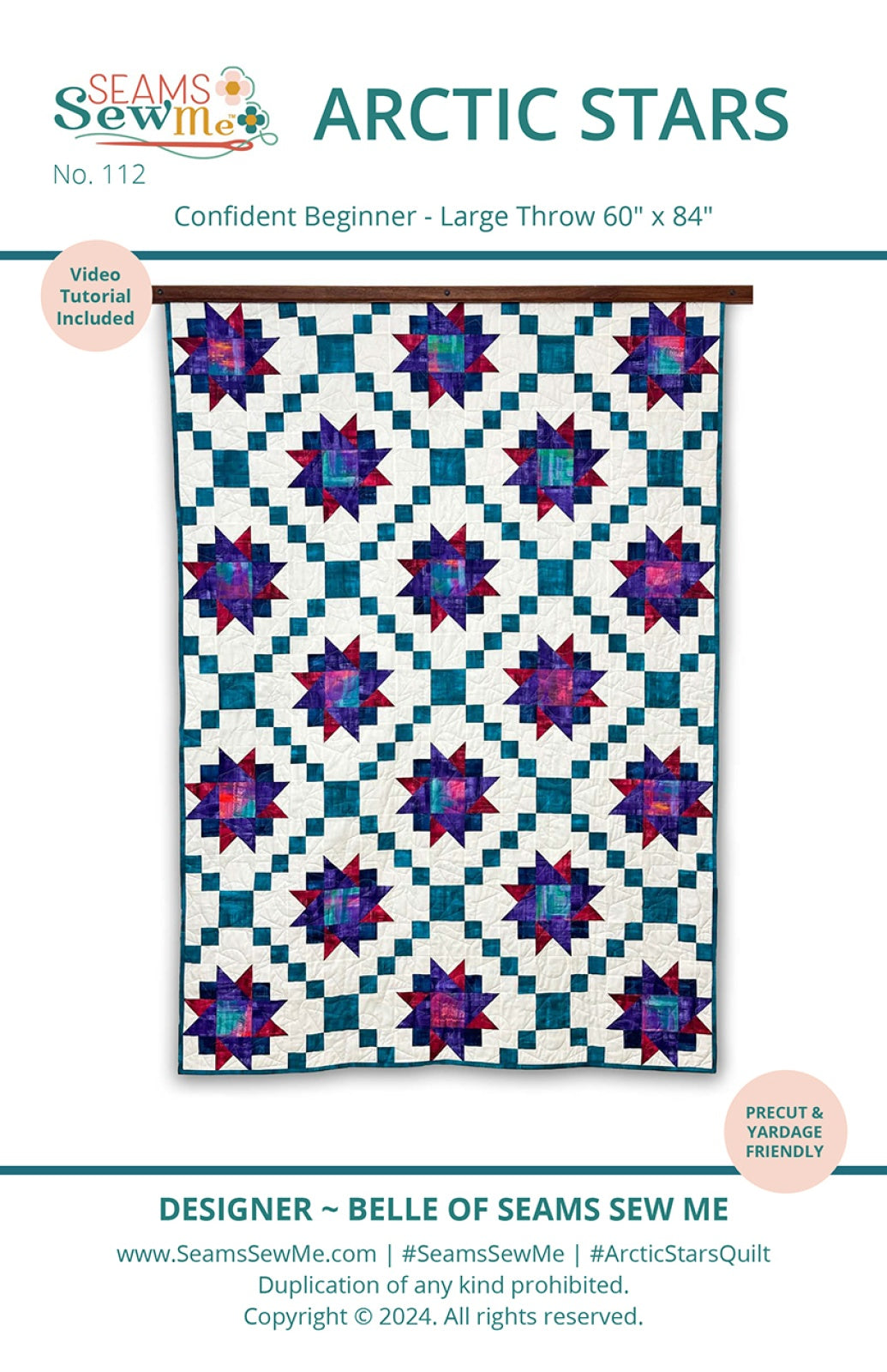 Arctic Stars Quilt Pattern