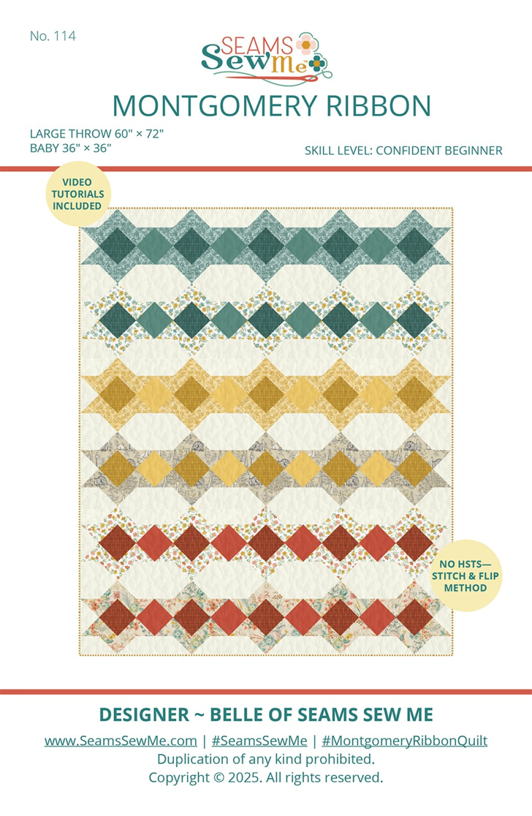 Montgomery Ribbon Quilt Pattern