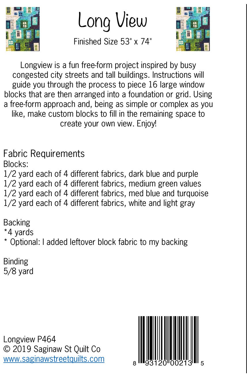 Longview Quilt Pattern
